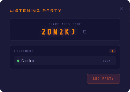 ZOB Premium - listening party