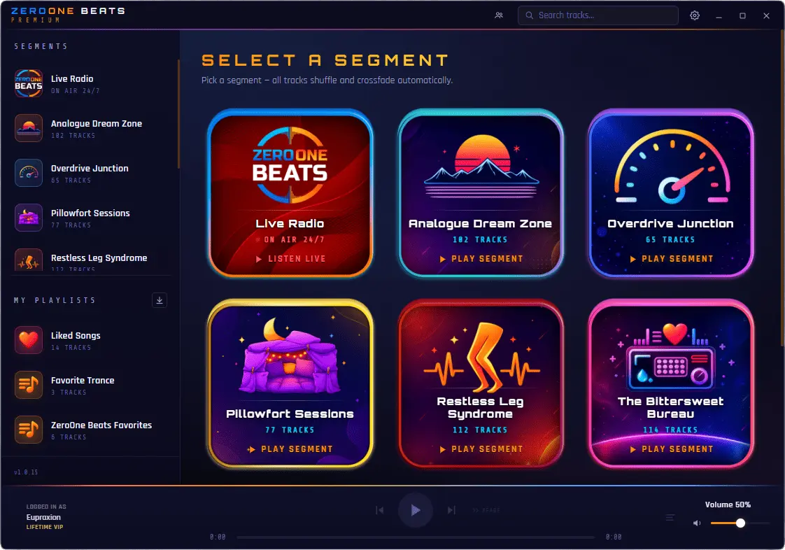 ZOB Premium - segment selection